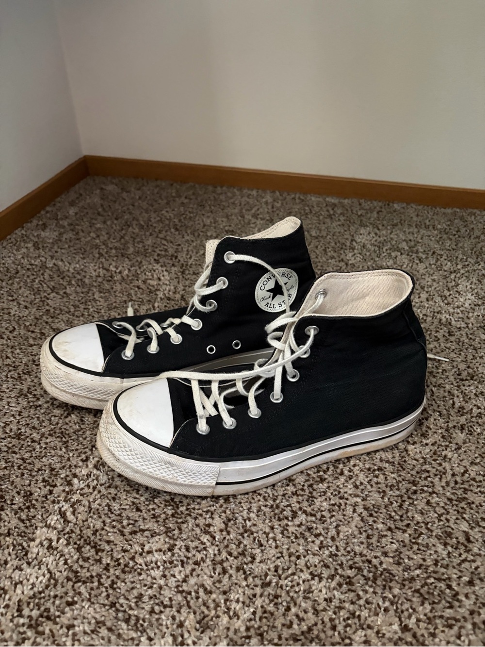 Converse Black & White High-Top Sneakers